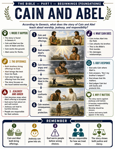 Cain and Abel I Religion I Infographic