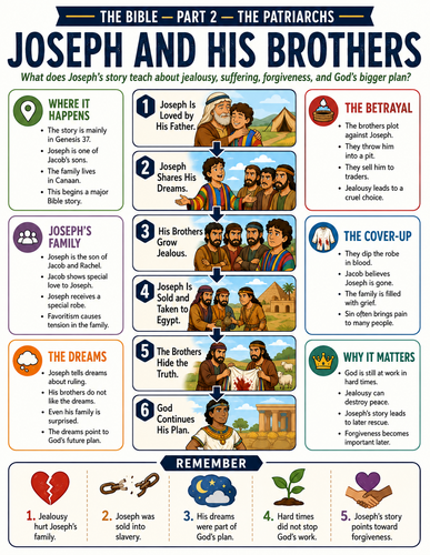 Joseph and His Brothers I Religion I Infographic