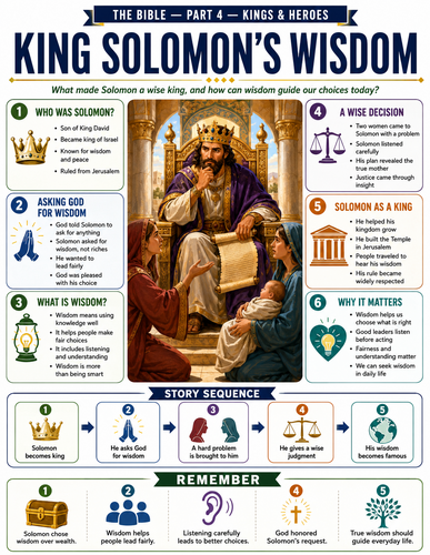King Solomon's Wisdom I Religion I Infographic