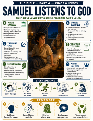Samuel Listens to God I Religion I Infographic