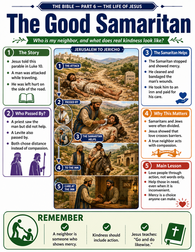 The Good Samaritan I Religion I Infographic
