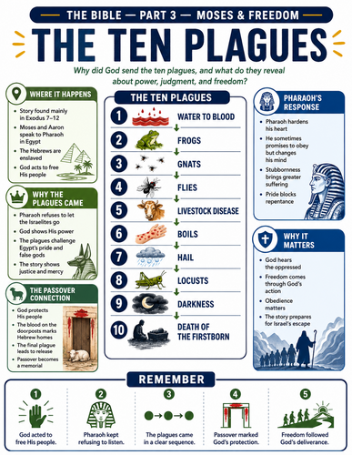 The Ten Plagues I Religion I Infographic