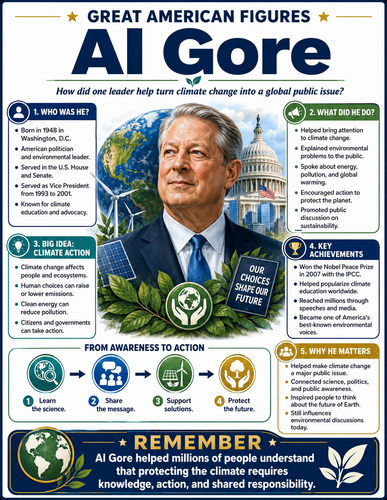 Al Gore I Educational Infographic