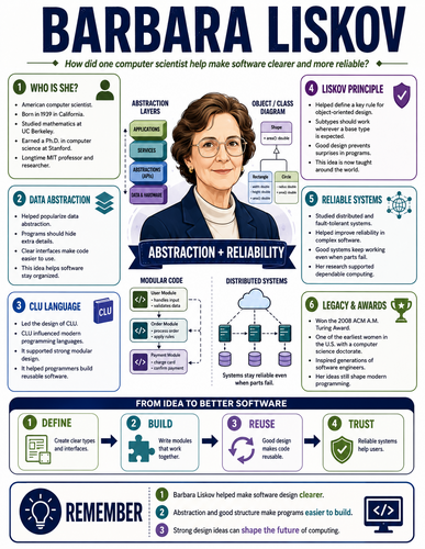 Barbara Liskov I Educational Infographic