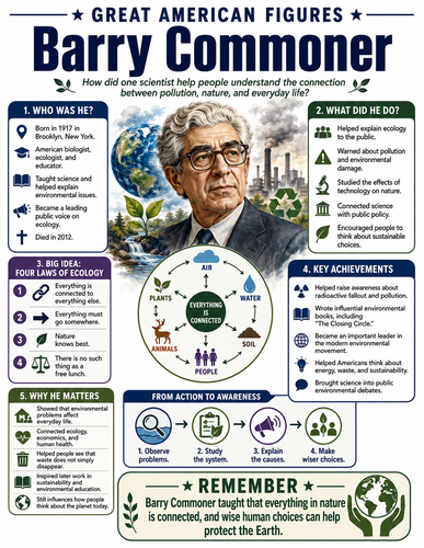 Barry Commoner I Educational Infographic