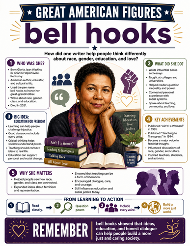 bell hooks_ I Educational Infographic