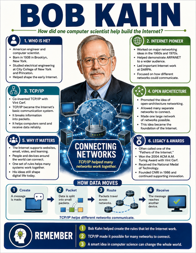 Bob Kahn I Educational Infographic