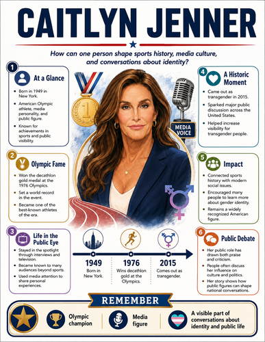 Caitlyn Jenner I Educational Infographic