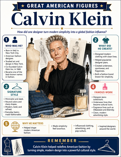 Calvin Klein I Educational Infographic