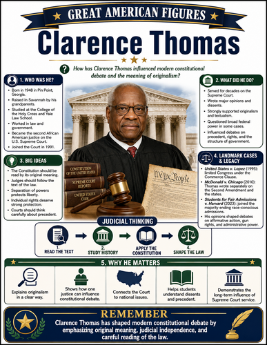 Clarence Thomas I Educational Infographic