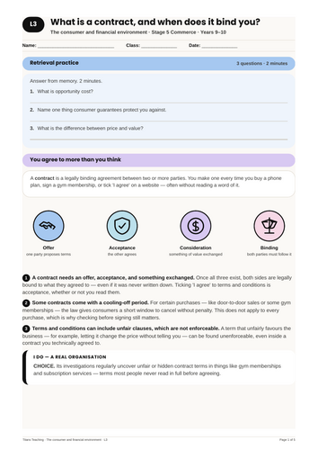 Smart Consumer: Contracts Explained | NSW St5