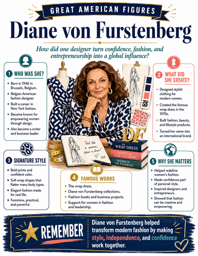 Diane von Furstenberg I Educational Infographic