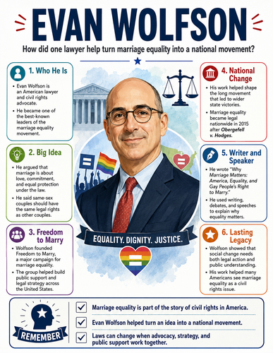 Evan Wolfson I Educational Infographic