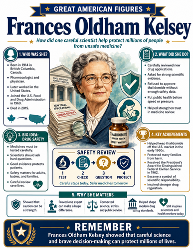 Frances Oldham Kelsey I Educational Infographic