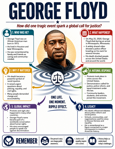 George Floyd I Educational Infographic
