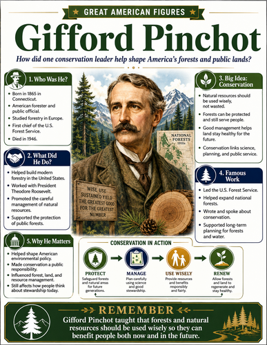 Gifford Pinchot I Educational Infographic