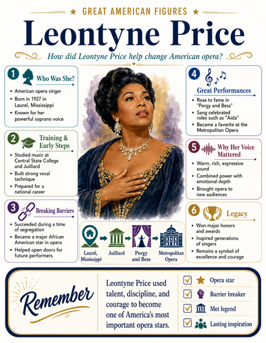 Leontyne Price I Educational Infographic