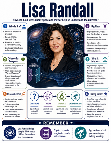 Lisa Randall I Educational Infographic