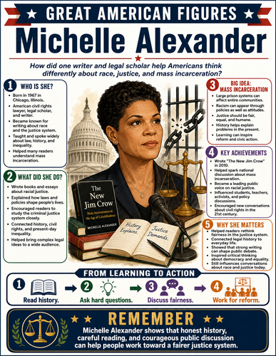 Michelle Alexander I Educational Infographic