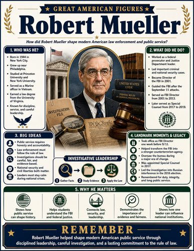 Robert Mueller I Educational Infographic