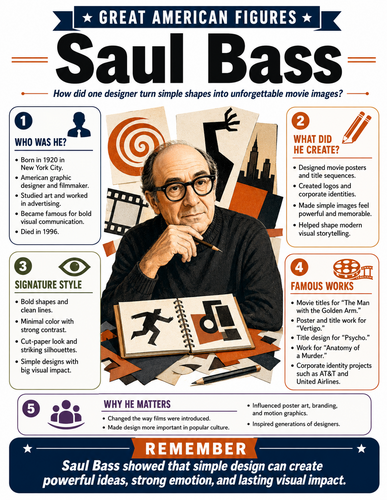 Saul Bass I Educational Infographic