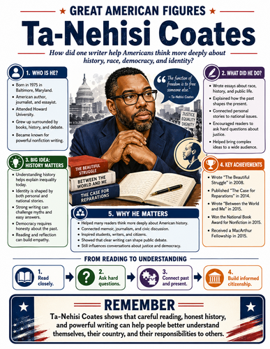 Ta-Nehisi Coates I Educational Infographic