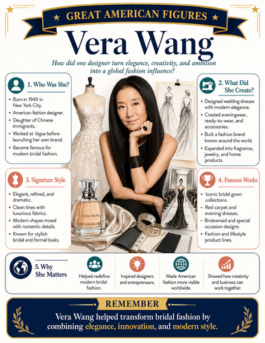 Vera Wang I Educational Infographic