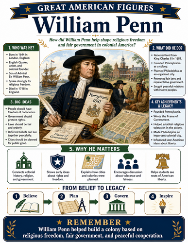 William Penn I Educational Infographic