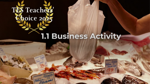 Cambridge IGCSE Business 0264 & 0774 | 1.1 Business Activity | PowerPoint Lesson