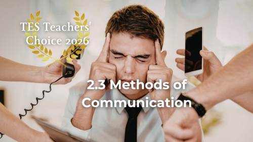 Cambridge IGCSE Business 0264 & 0774 | 2.3 Methods of Communication | PowerPoint Lesson