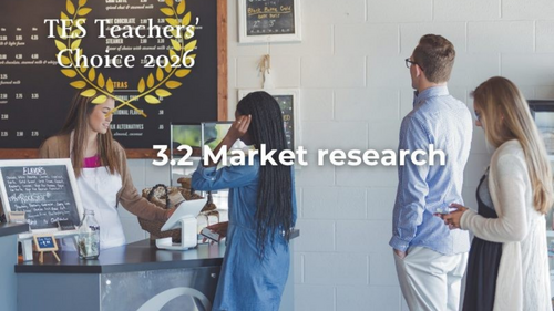 Cambridge IGCSE Business 0264 & 0774 | 3.2 Market Research | PowerPoint Lesson
