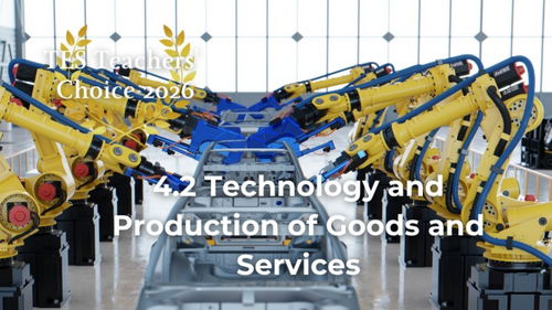 Cambridge IGCSE Business 0264 & 0774 | 4.2 Technology and Production | PowerPoint Lesson