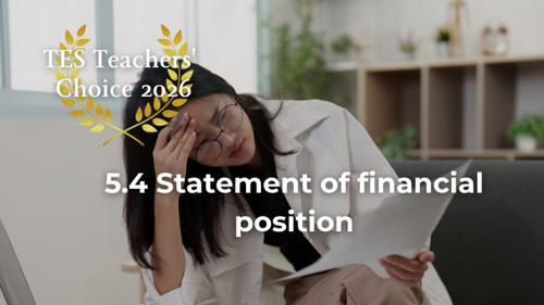 Cambridge IGCSE Business 0264 & 0774 | 5.4 Statement of Financial Position | PowerPoint Lesson