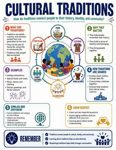 Cultural Traditions I Educational Infographic