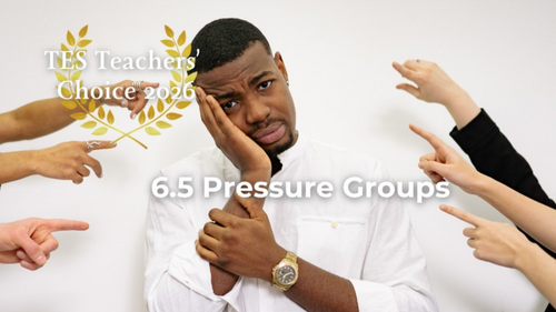 Cambridge IGCSE Business 0264 & 0774 | 6.5 Pressure Groups | PowerPoint Lesson