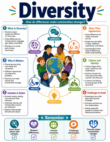 Diversity I Educational Infographic