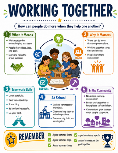 Working Together I Educational Infographic
