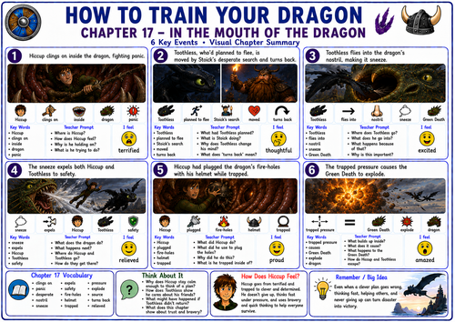 How to Train Your Dragon Chapter 17 | Visual Summary, Key Vocabulary & Comprehension | SEN