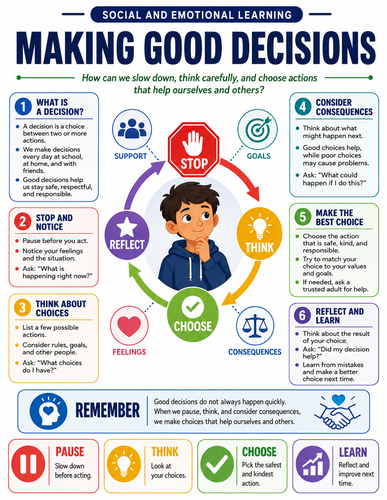 Making Good Decisions I Educational Infographic