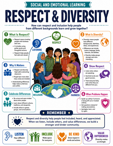 Respect & Diversity I Educational Infographic