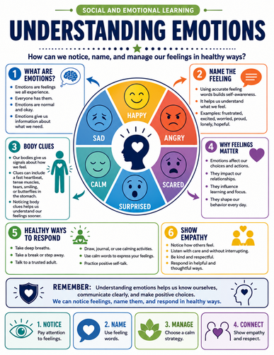 Understanding Emotions I Educational Infographic