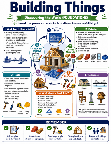 Building Things I Educational Infographic
