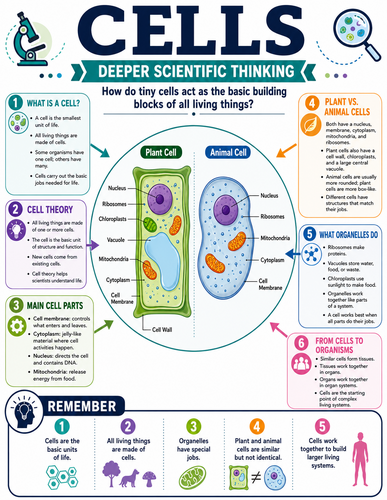 Cells I Educational Infographic