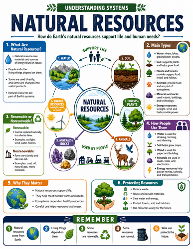 Natural Resources I Educational Infographic