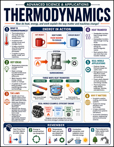 Thermodynamics I Educational Infographic