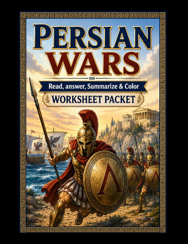 Persian Wars Worksheet Packet (20 Assignments)