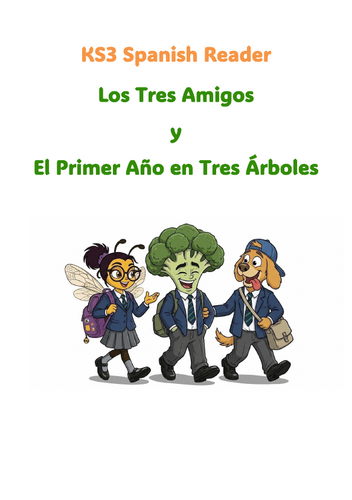 KS3 Spanish Reader - Los Tres Amigos y El Primer Año en Tres Árboles (Sample)