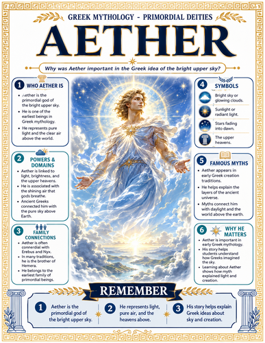 Aether I Greek Mythology I Infographic