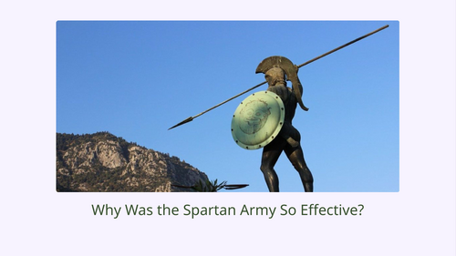 Ancient Spartan Army Slideshow Presentation