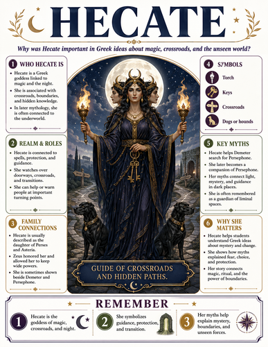 Hecate I Greek Mythology I Infographic